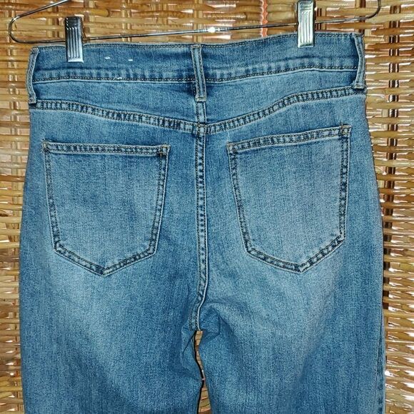Old Navy Perfect Straight Mid Rise Jeans 6 - Picture 5 of 8